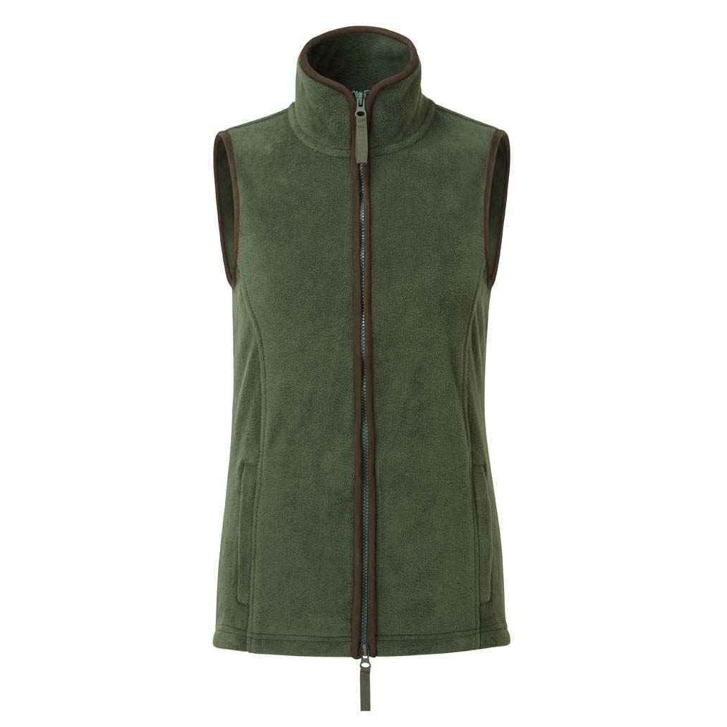 Thumbnail - Premier Womens/Ladies Artisan Fleece-Weste (Moosgrün/Braun)