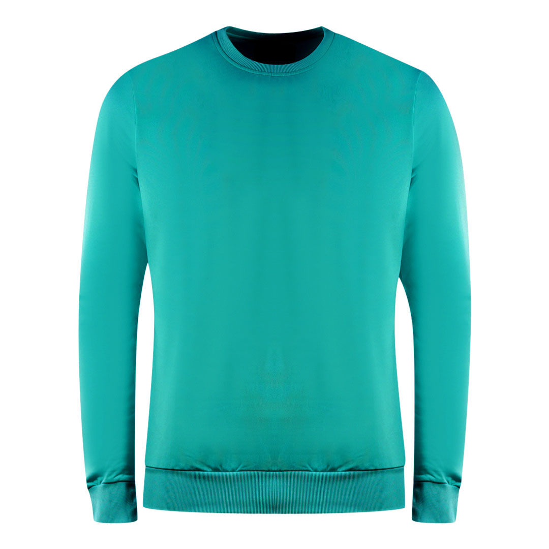 Lyle & Scott Mens Golf Tech Crew Neck Teal Green Jumper - Size X-Large