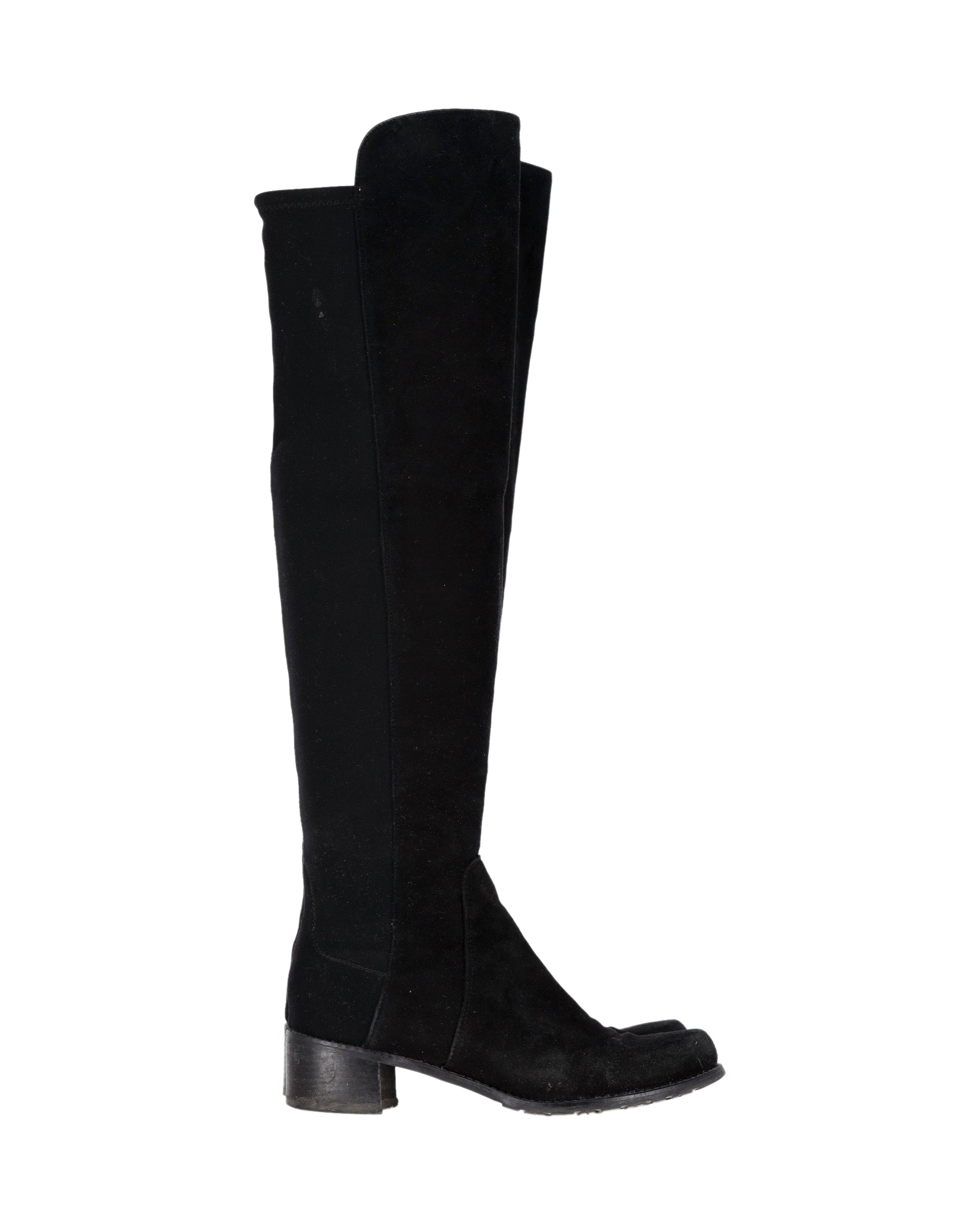 Stuart Weitzman 5050 Knälånga Stövlar i Svart Sämja