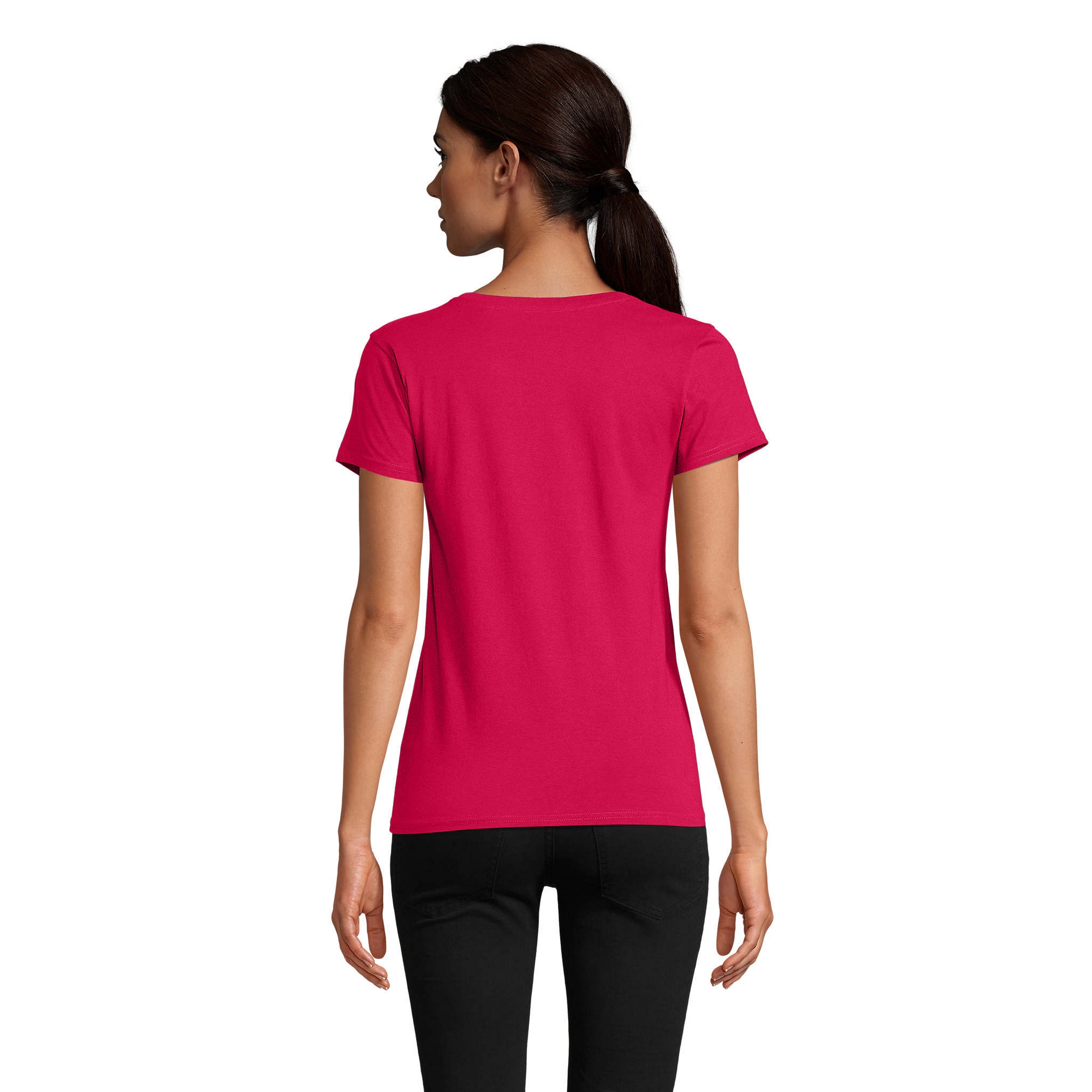 SOLS Pioneer T-shirt dam/dam (Fuchsia) – bild 2