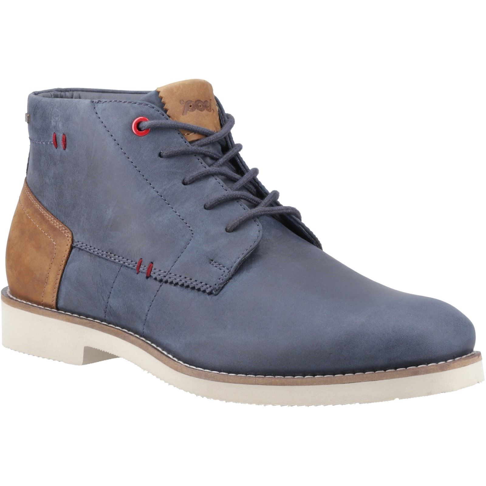 Thumbnail - Pod Aries Leder Herren Stiefel In Marineblau