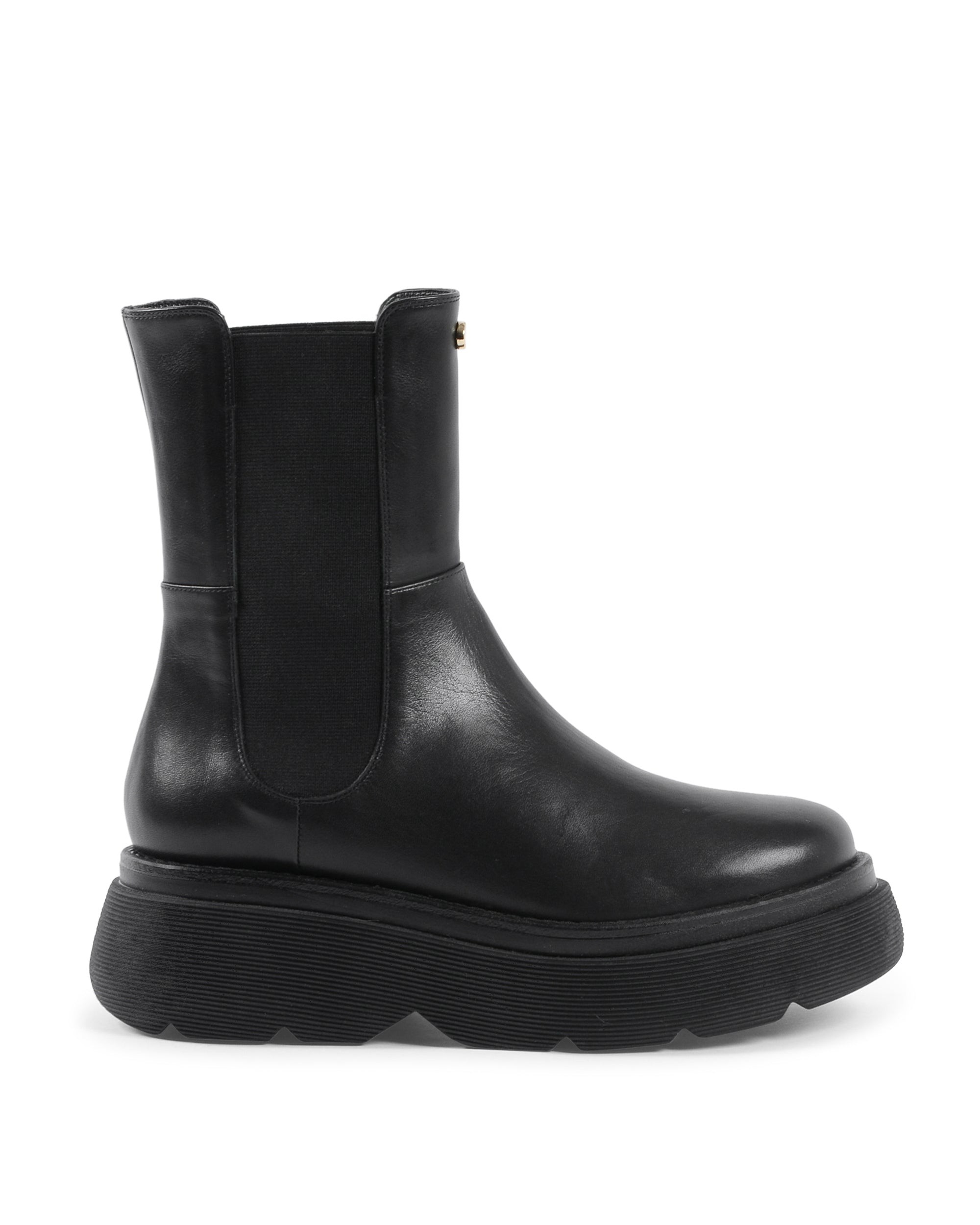 Dee Ocleppo Womens Dana – Short Boot Black Leather – Size UK 2