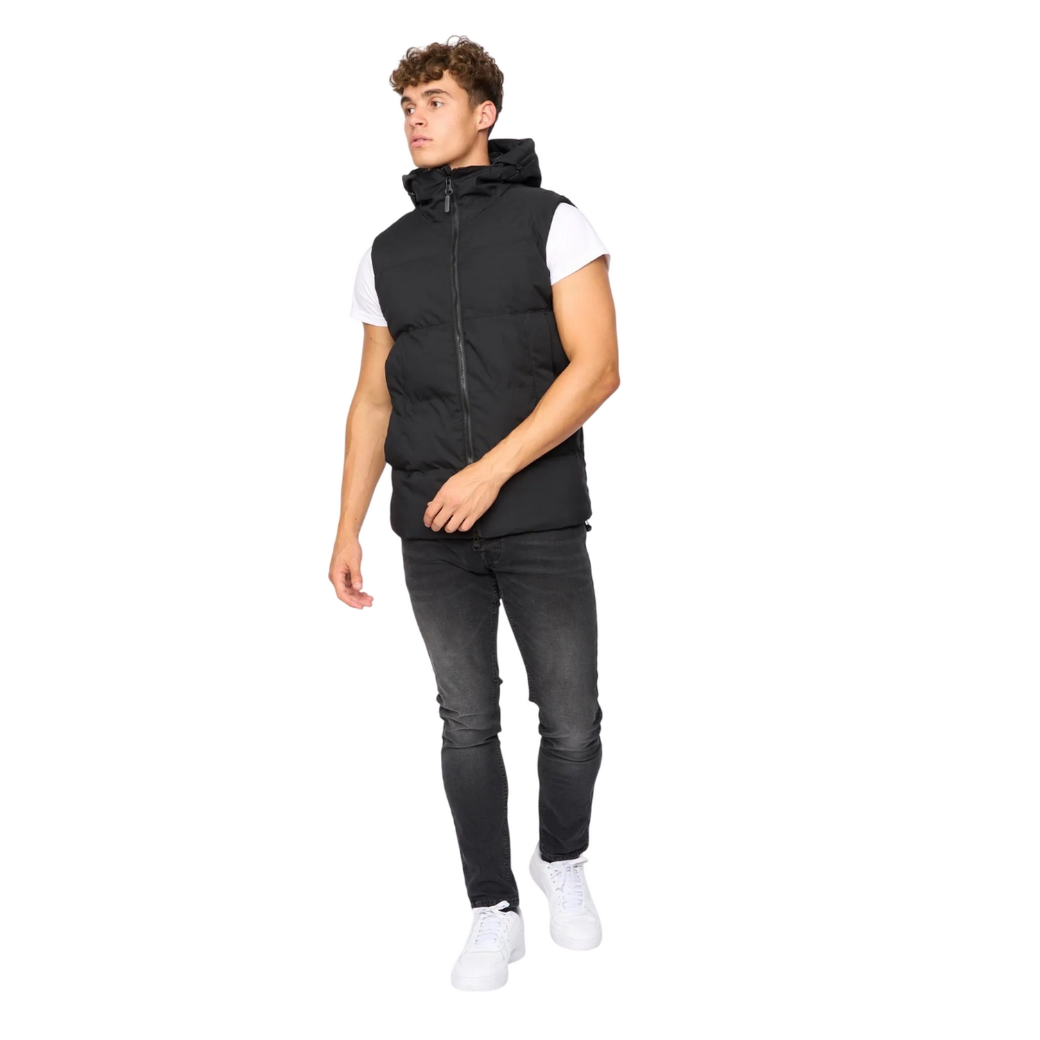 Crosshatch Herr Hanjo Gilet (Svart) västar – bild 2