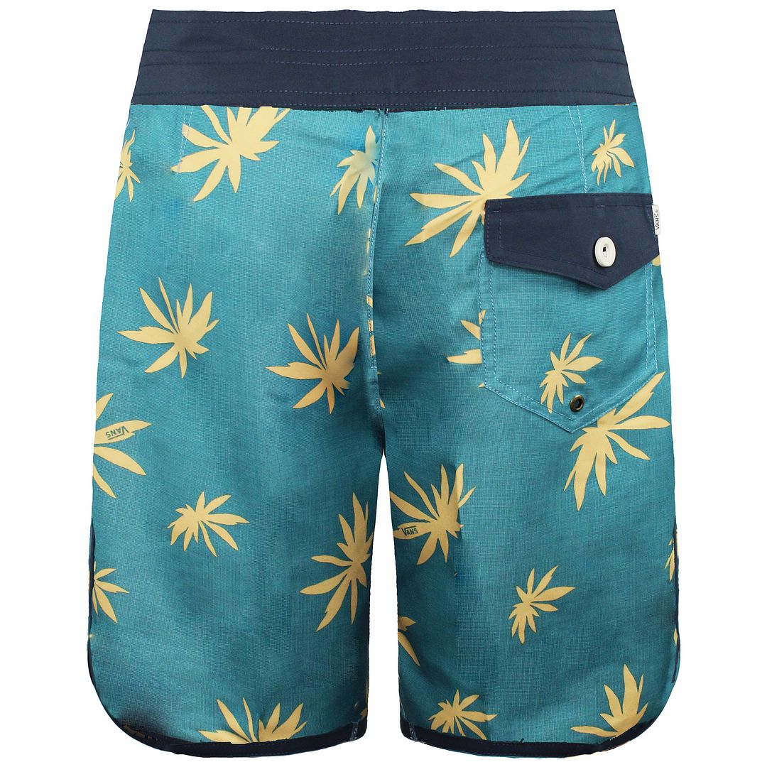 Vans Off The Wall Stretch Midja Tryckt Blå Herr Planetary Boardshort VN 00QL0D4 casual shorts – bild 2
