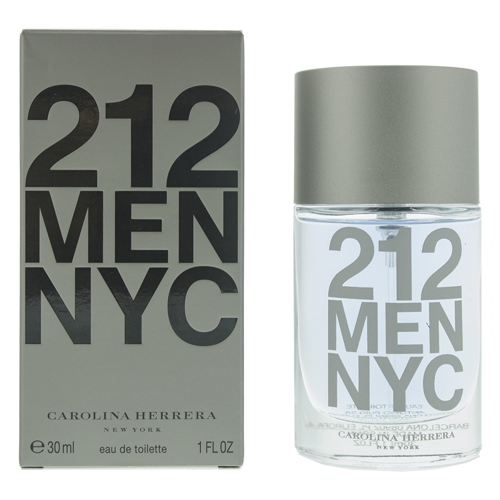 Carolina Herrera Mens 212 Men Eau de Toilette 30ml - Green - One Size