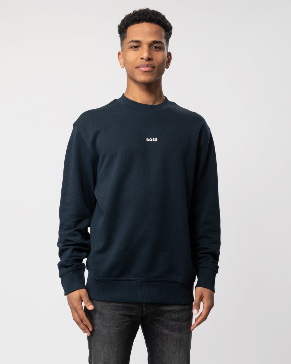 Thumbnail - BOSS Orange WeSmallcrew Herren Sweatshirt