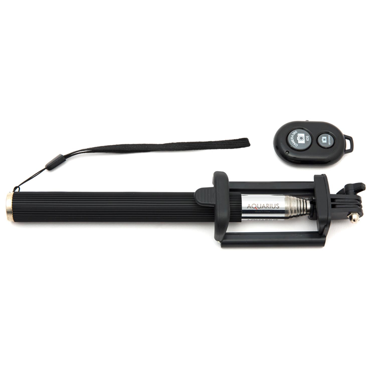 Aquarius Selfie Stick with Video Function - Silver - One Size