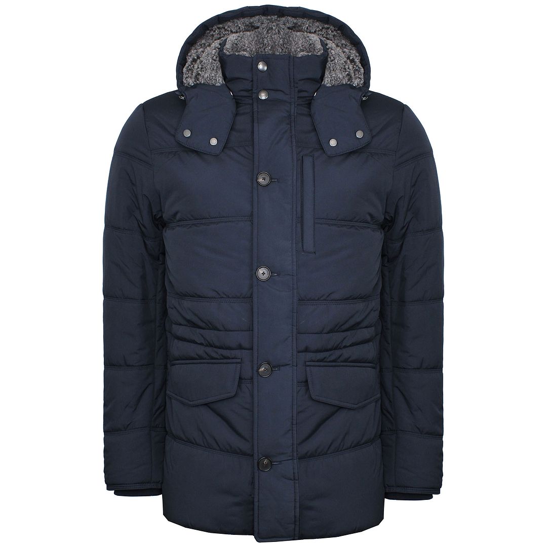 Hackett London Anorak Fleece Herren Navy Jacke