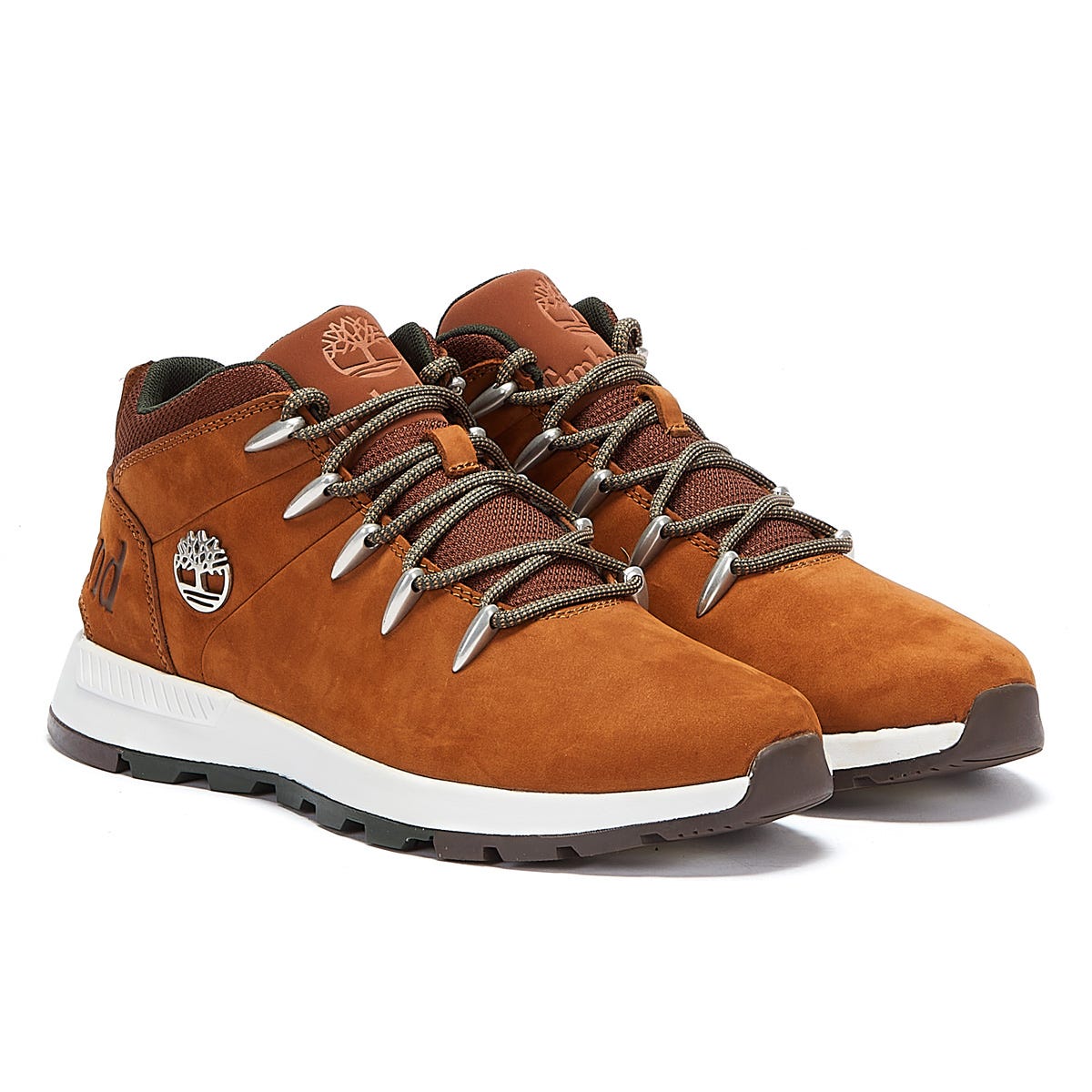 Thumbnail - Timberland Sprint Trekker Nubuck Mid Mens Rust Brown Stiefel