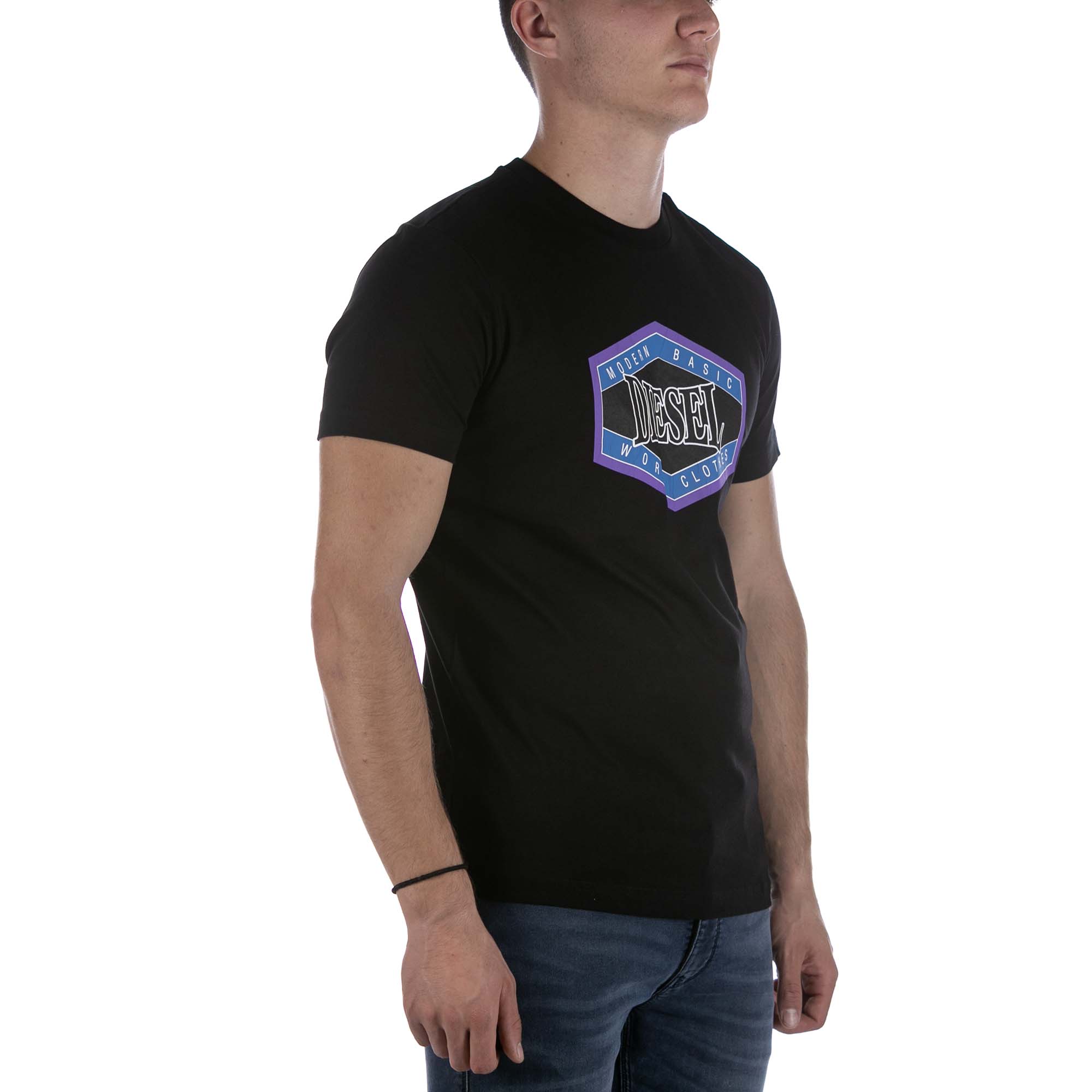 Diesel T-shirts med korta ärmar A06497-70GRAI t-shirts - bas herr – bild 6