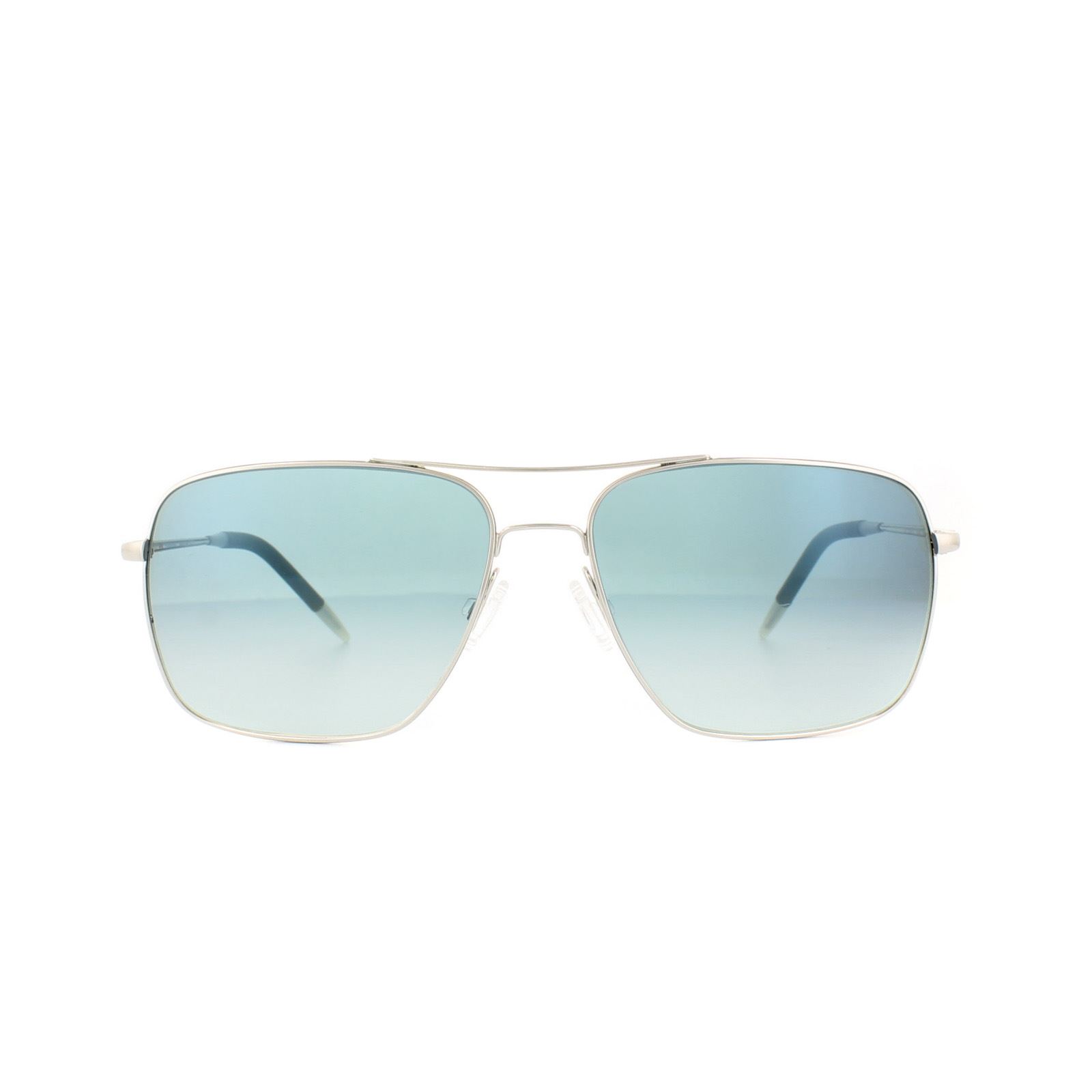 Oliver Peoples Aviator Mens Silver Chrome Sapphire VFX Photochromic Sunglasses Metal – One Size