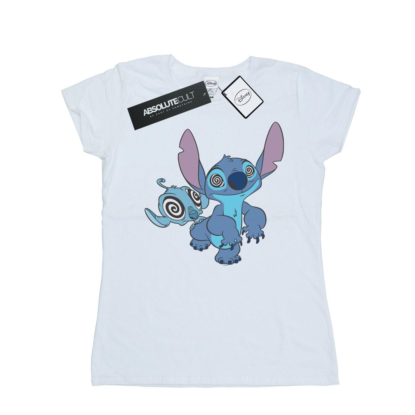 Thumbnail - Disney - "Lilo And Stitch Hypnotized" T-Shirt für Damen (Weiß)