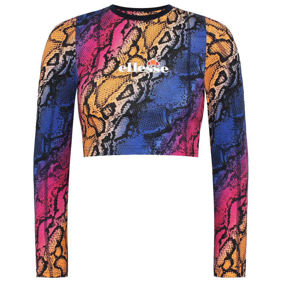 Thumbnail - Ellesse Marima Womens Multicolored Crop Top