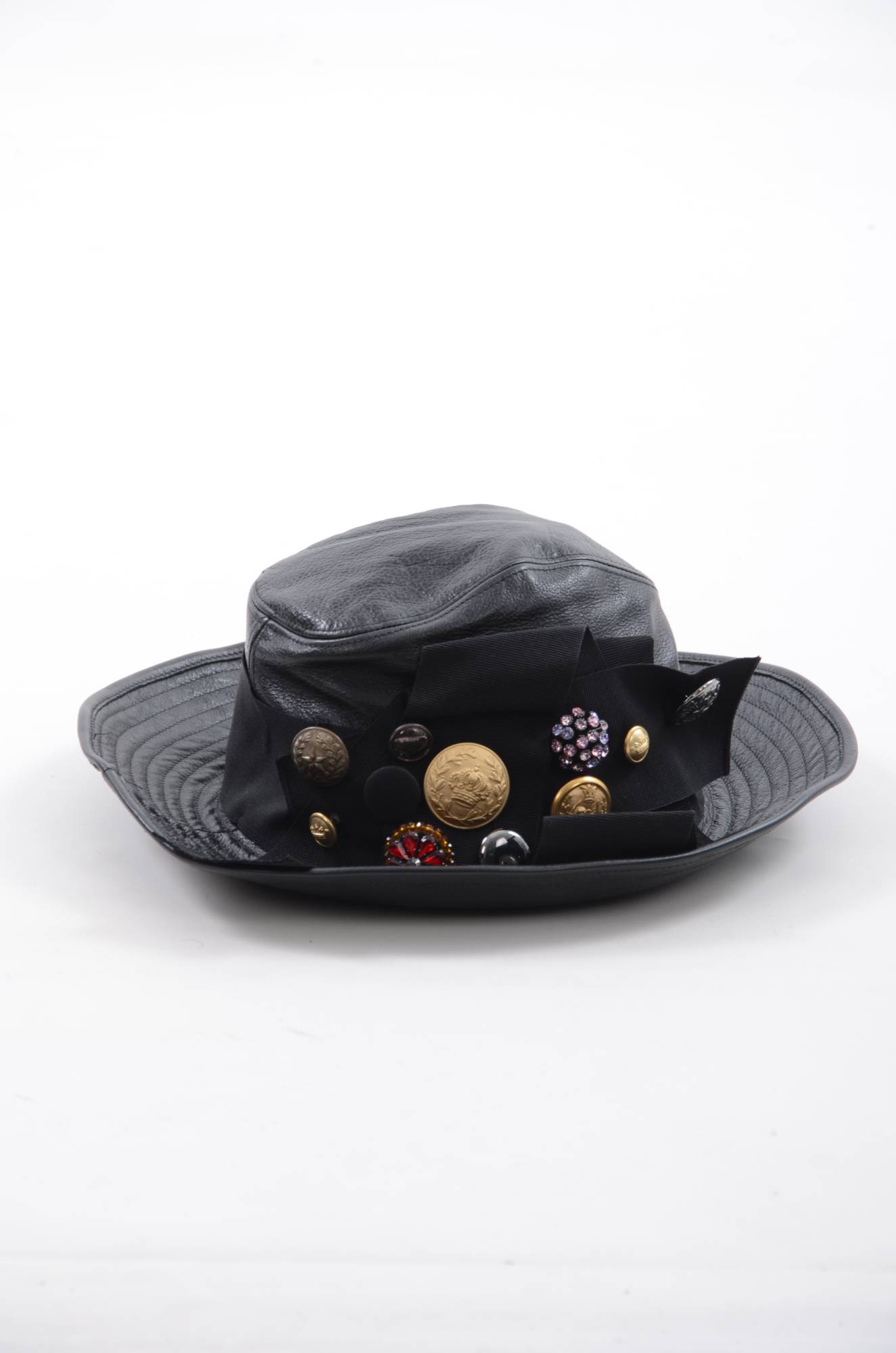 Dolce & Gabbana Damernas Läderhatt