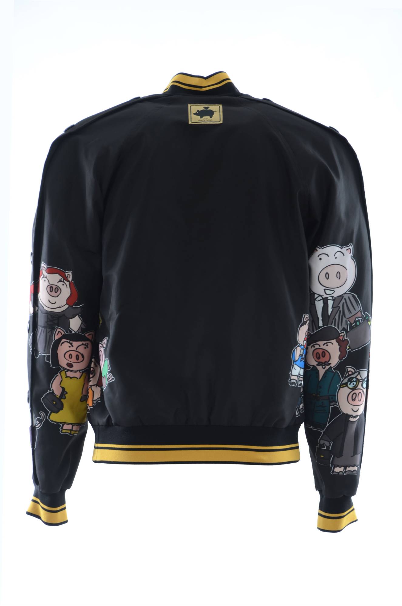 Dolce&Gabbana Herr Tryckt Grisfamilj Jacka – bild 2