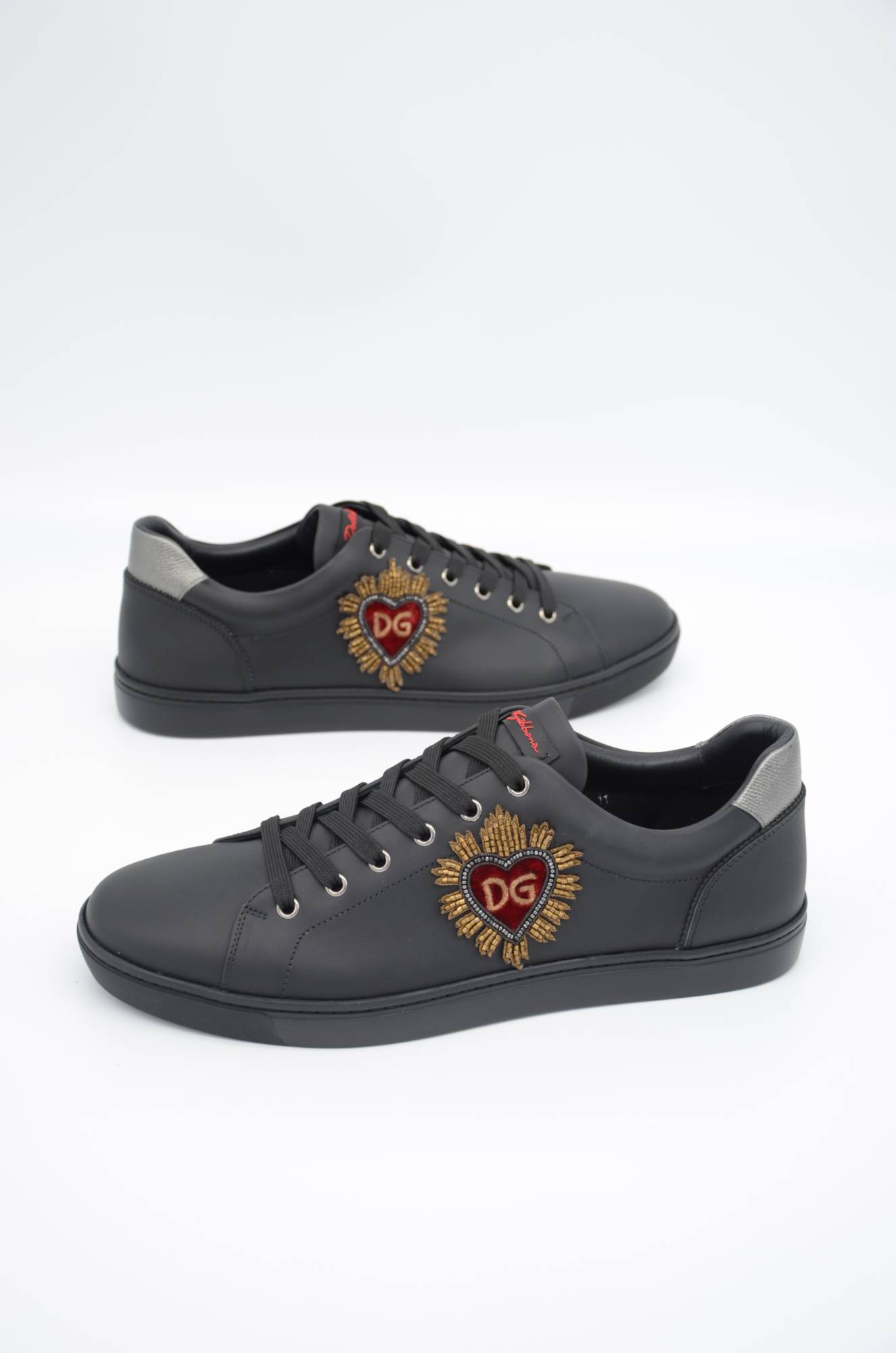 Dolce & Gabbana Heren Geborduurde Lage Sneakers