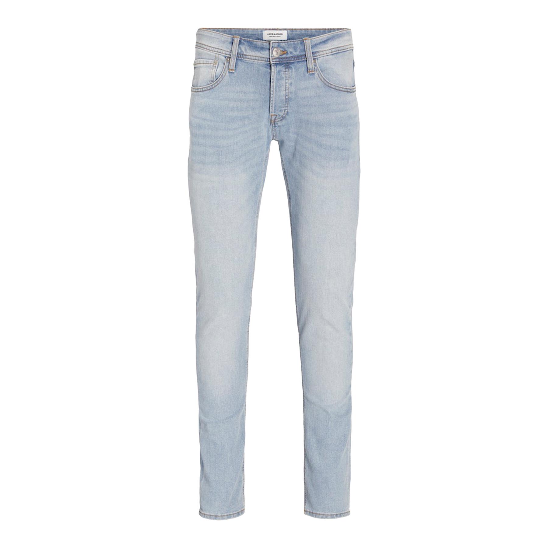 Slim Fit Jeans Blå Denim 2