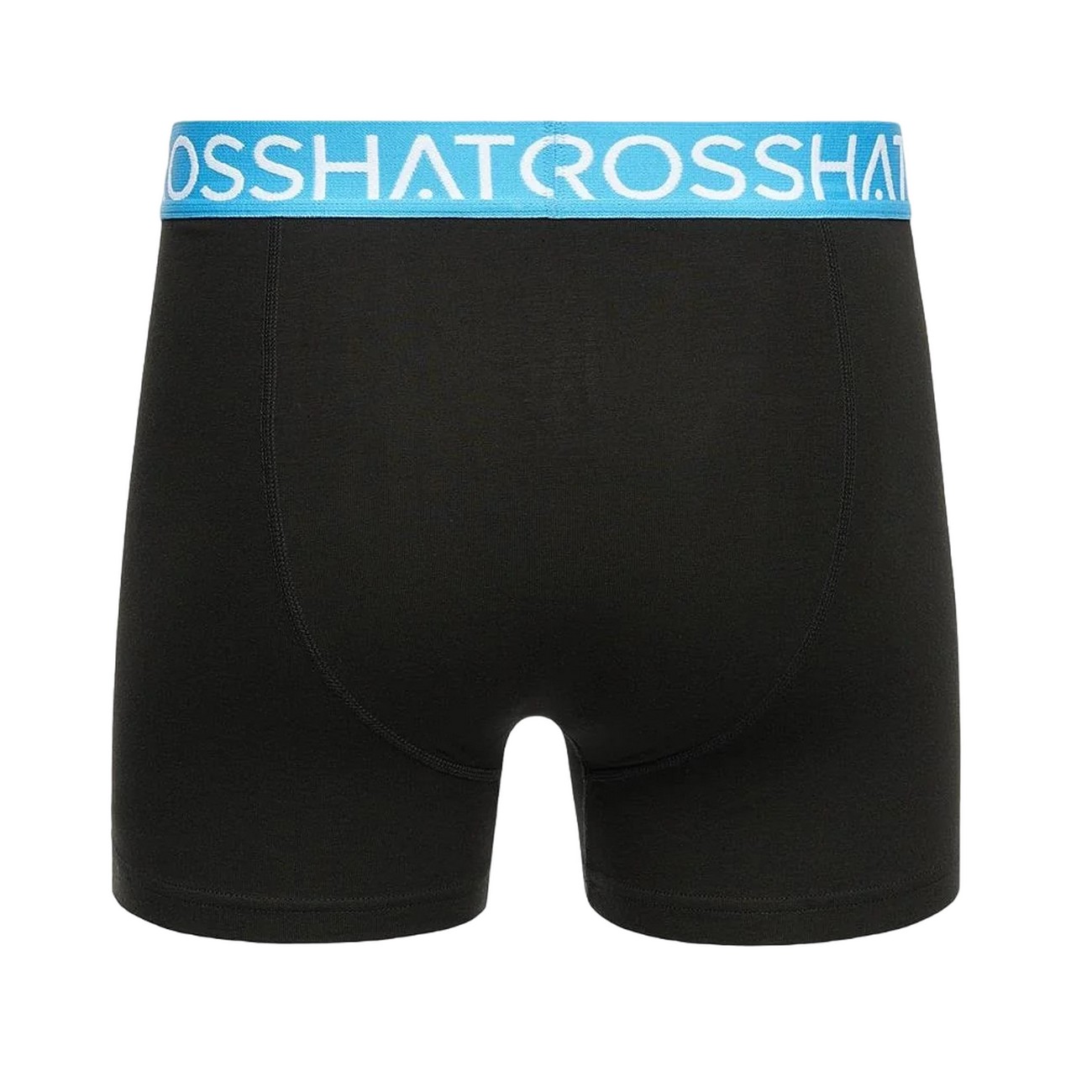 Crosshatch Mens Crystaline Boxershorts (Förpackning med 3) (Malibu Blue/Black/Grey) herr – bild 2