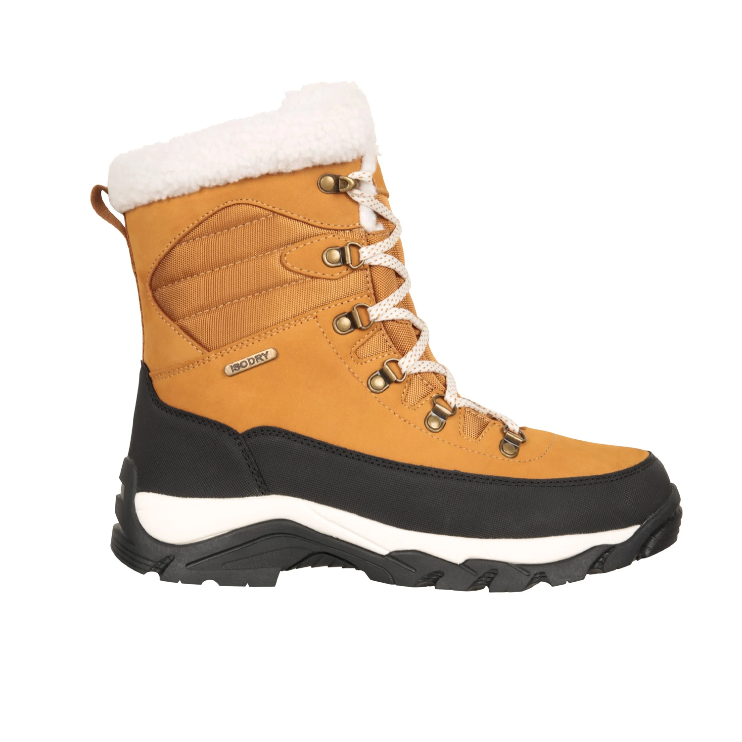 Thumbnail - Mountain Warehouse Innsbruck wasserdichte Schneestiefel aus Leder für Damen (Braun)