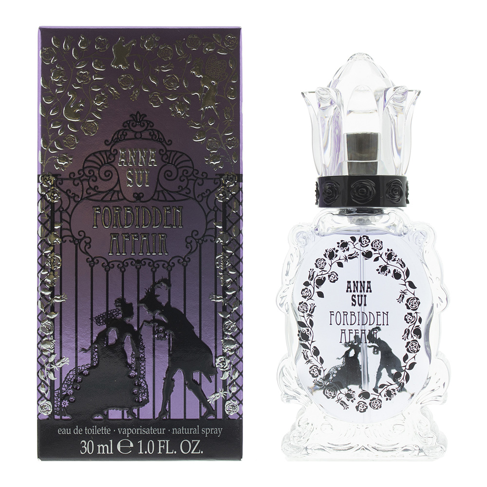 Anna Sui Womens Forbidden Affair Eau de Toilette 30ml Spray For Her - Black - One Size