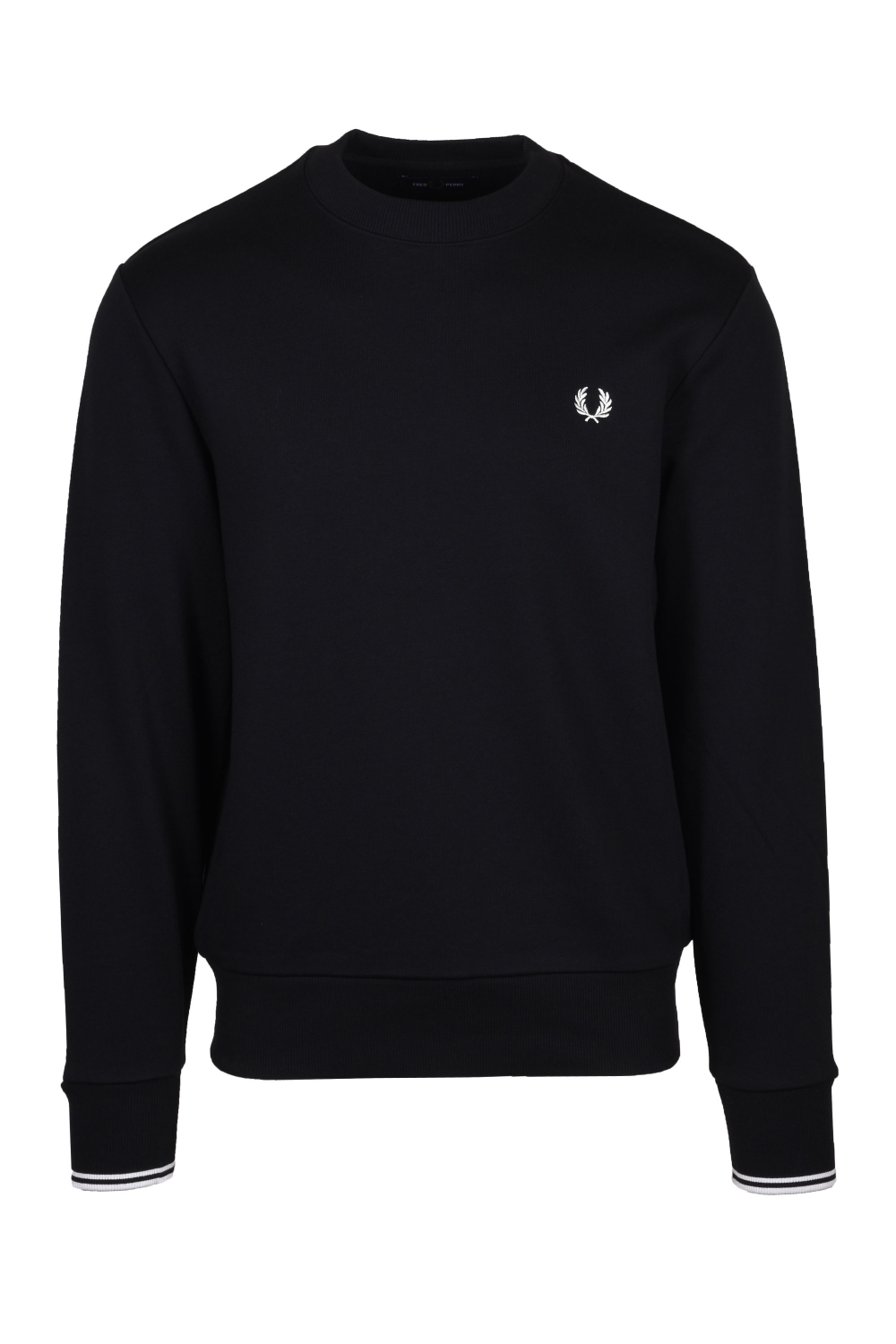 Sweat col rond Fred Perry Pour Homme en Noir