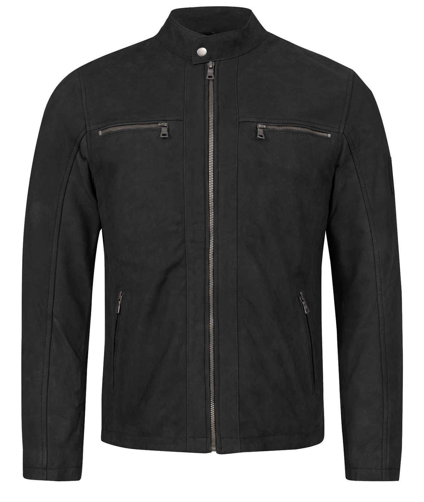 Thumbnail - Rock Creek Lederjacke Schwarz