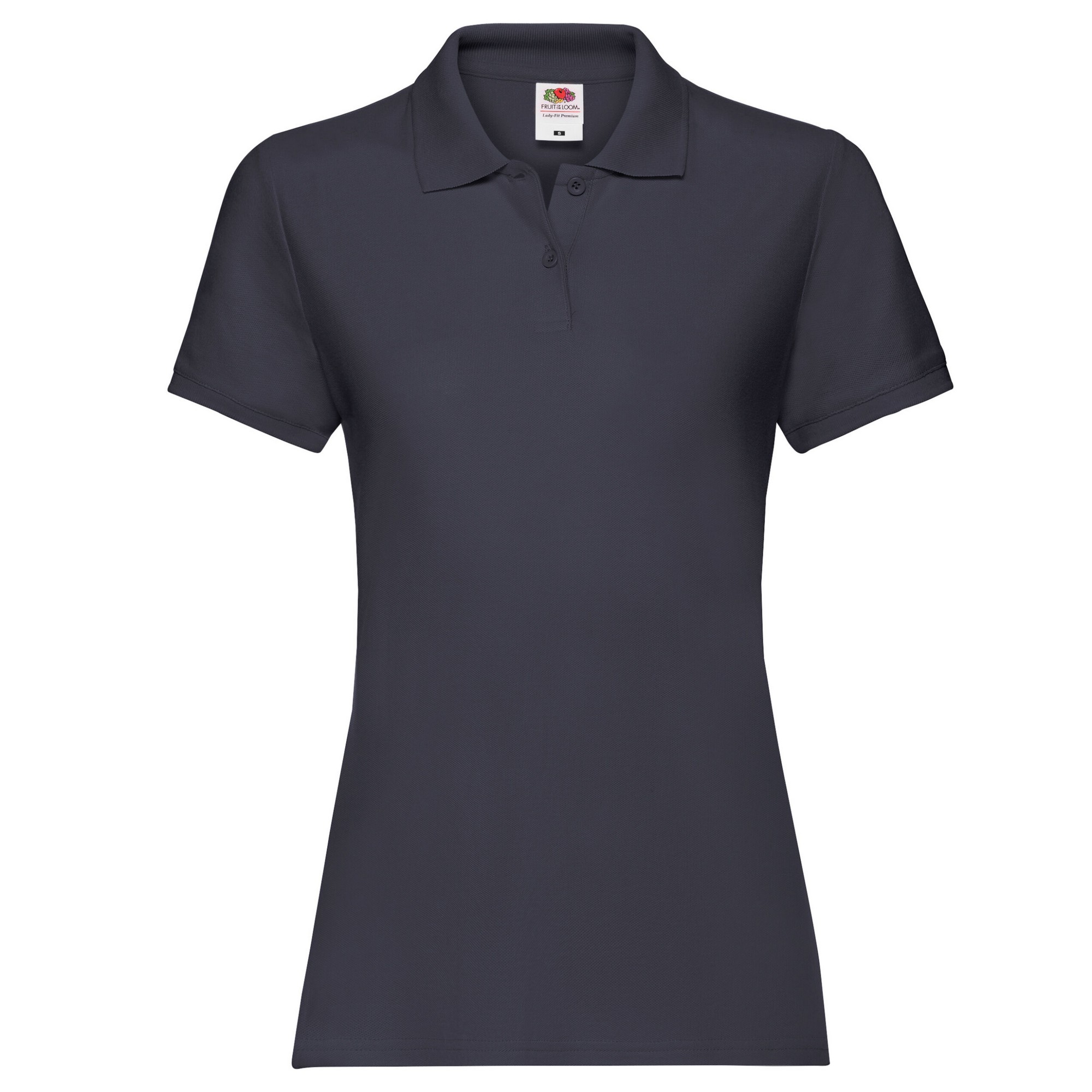 Thumbnail - Fruit of the Loom - "Premium" Poloshirt für Damen (Marineblau)