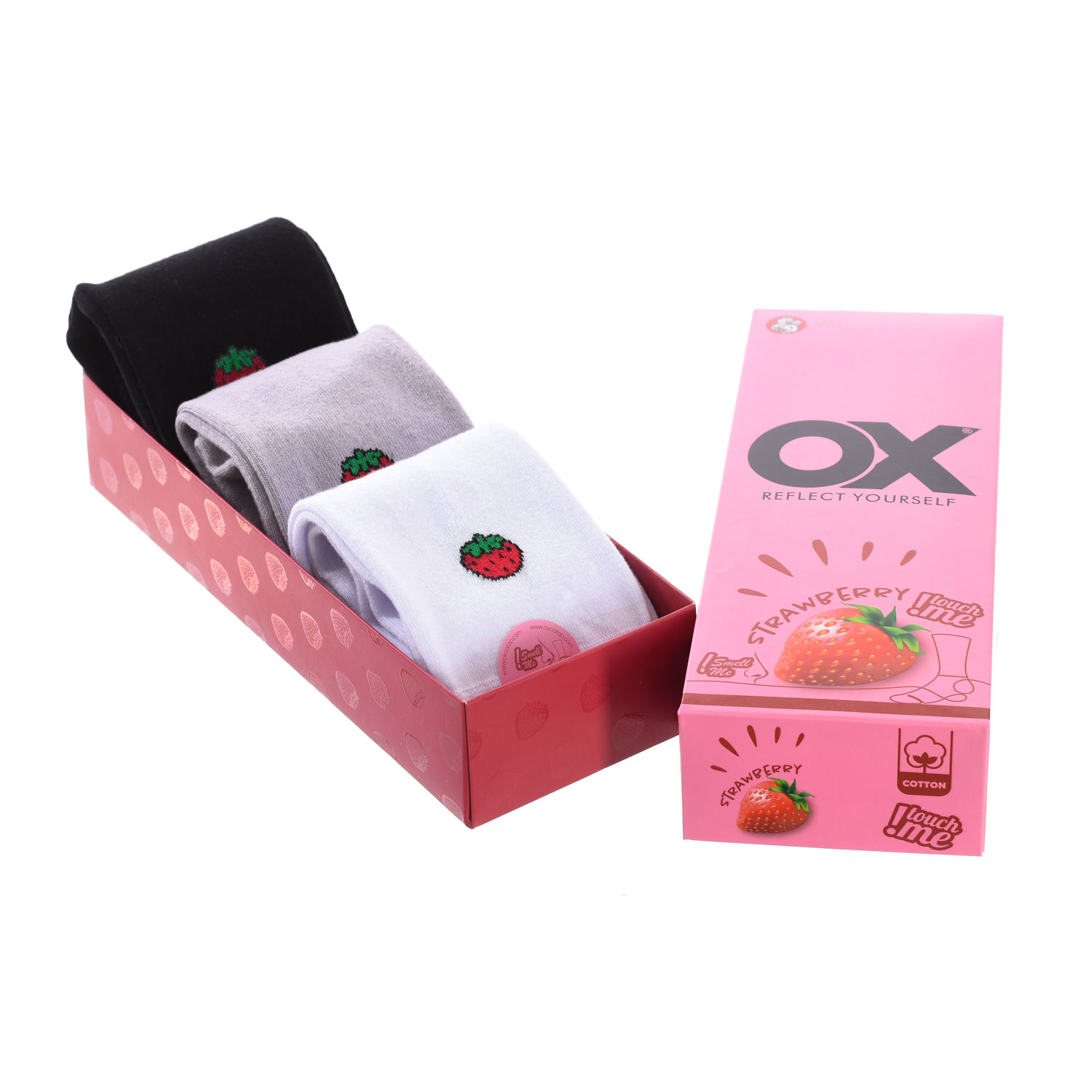 Set van 6 lage sokken OX met frisse geuren