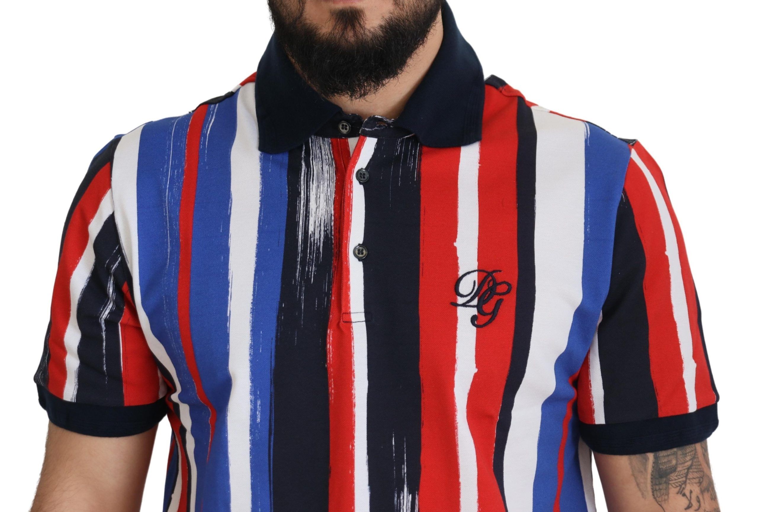 Dolce&Gabbana Bomullspolo T-shirt för Herr – bild 2