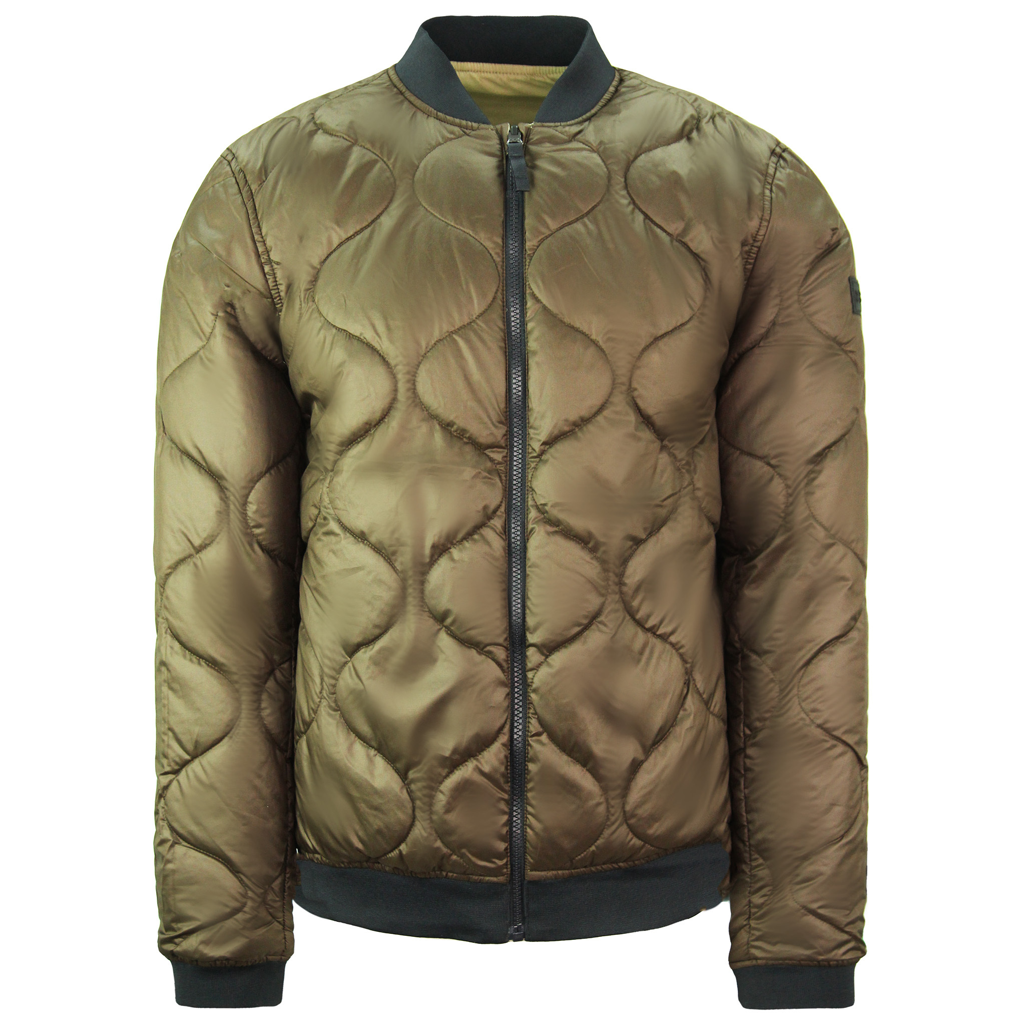 ColdGear Loose Reversible Mens Brown Bomber Jacket 1306450 254 2