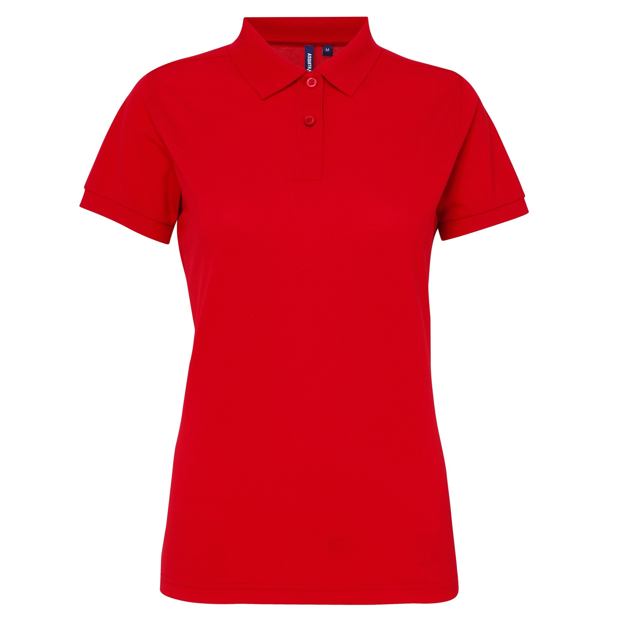 Thumbnail - Asquith & Fox - Polo-Shirt mit kurzen Ärmeln - Damen (Leuchtend Rot)
