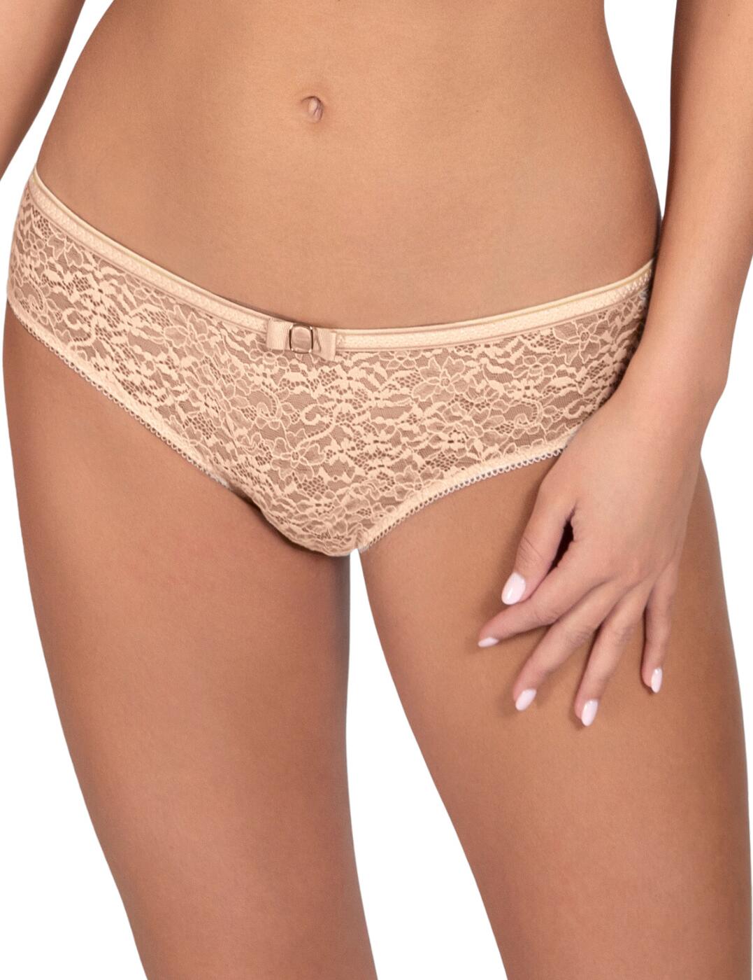 Empreinte Womens 02205 Allure Shorty Brief – Beige Cotton – Size 12 UK