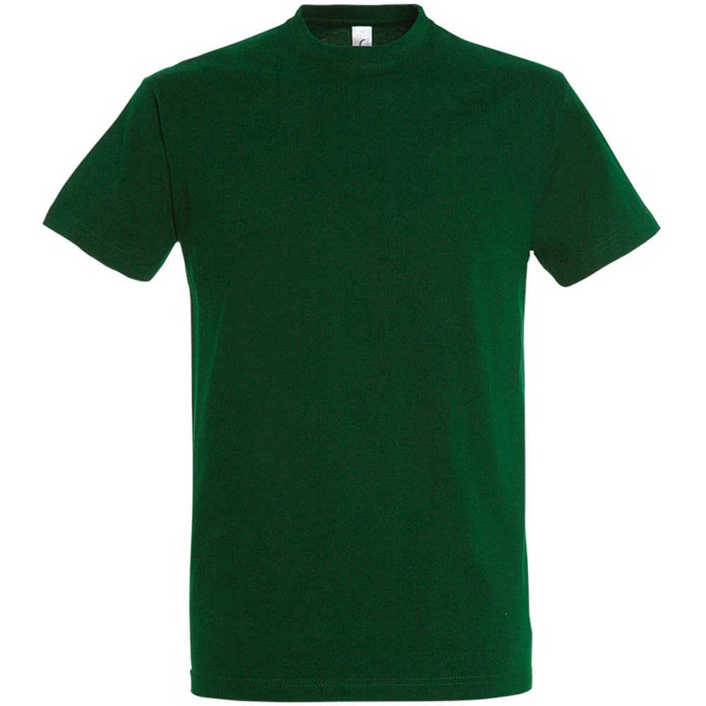 Thumbnail - SOLS Mens Imperial Heavyweight Short Sleeve T-Shirt (flaschengrün)
