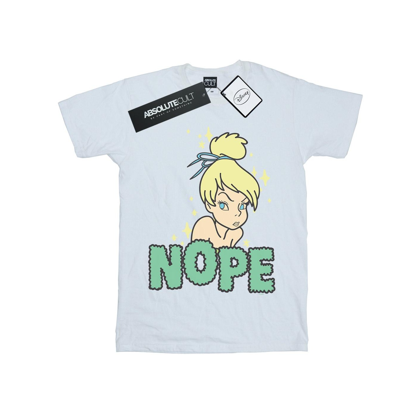Disney Jongens Tinker Bell Nope T-Shirt (Wit) Disney Jongens Tinker Bell Nope T-Shirt (Wit)