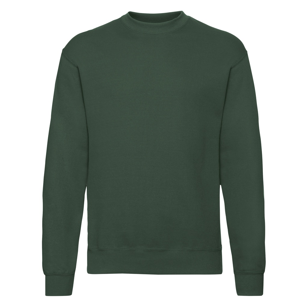 Thumbnail - Fruit of the Loom Unisex Erwachsene Classic Drop Shoulder Sweatshirt (Flasche grün)