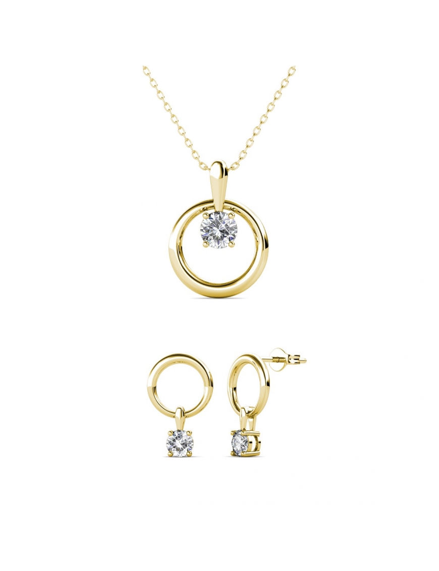 Thumbnail - Octavia Set - Gold und Kristall