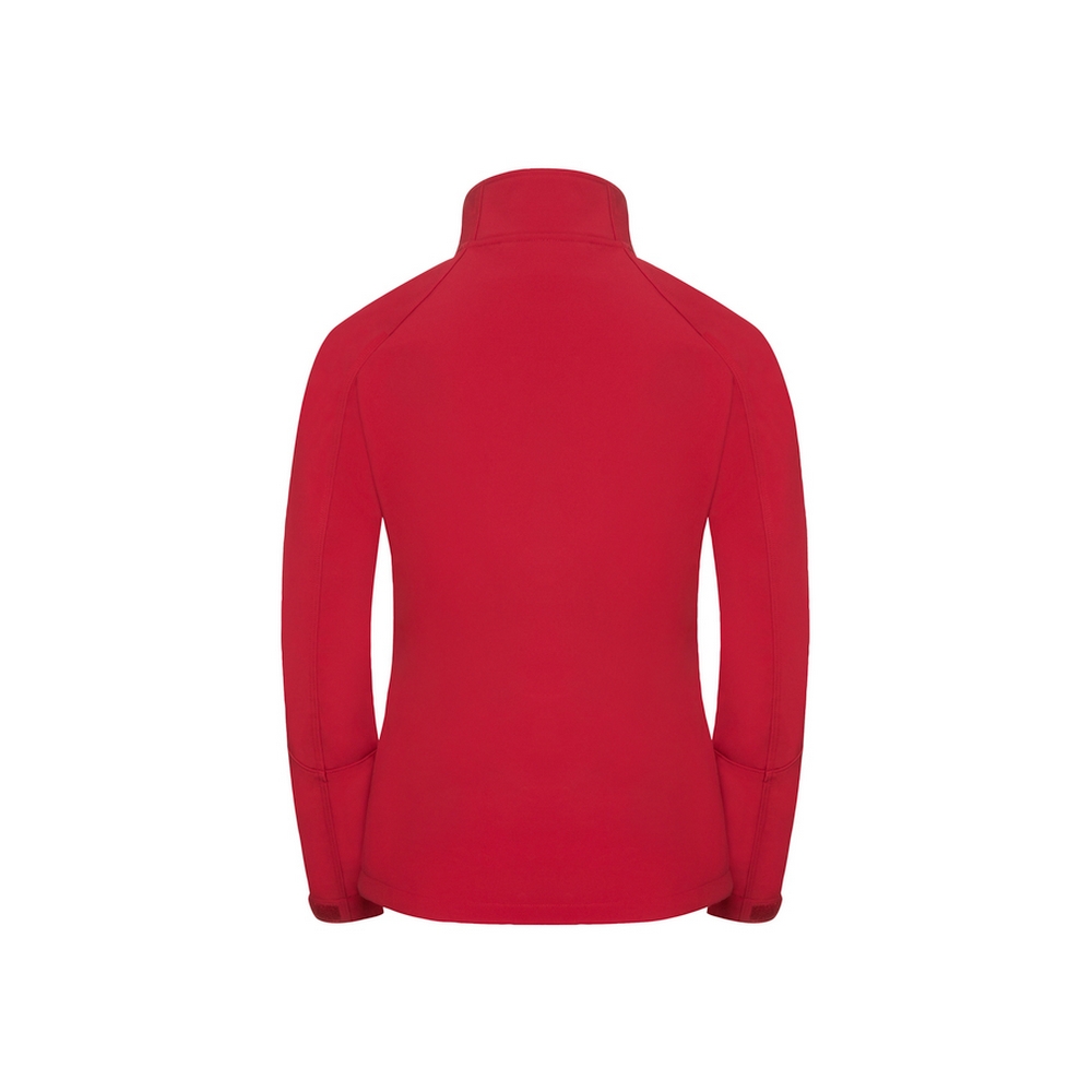 Russell Athletic Russell Bionic Soft Shell-jacka för damer/kvinnor (Klassiskt röd) – bild 2