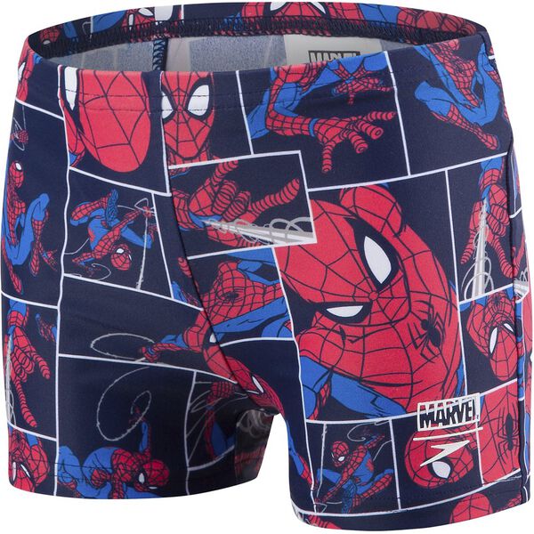 Speedo Childrens Unisex Marvel Spiderman Kids Swim Shorts - Red - Size 4Y