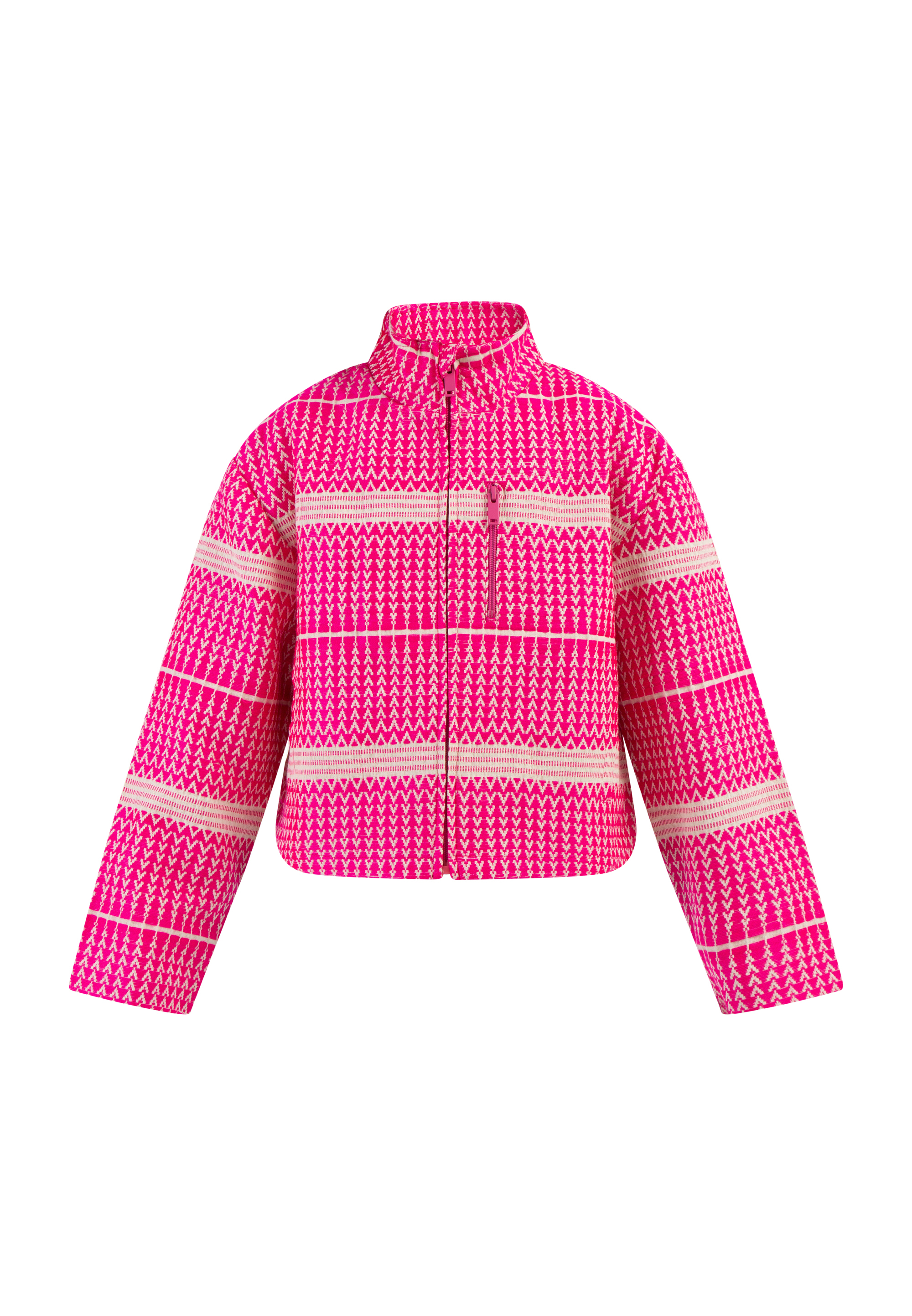 Thumbnail - Mymo Blouson Mädchen rosa Wollweiß
