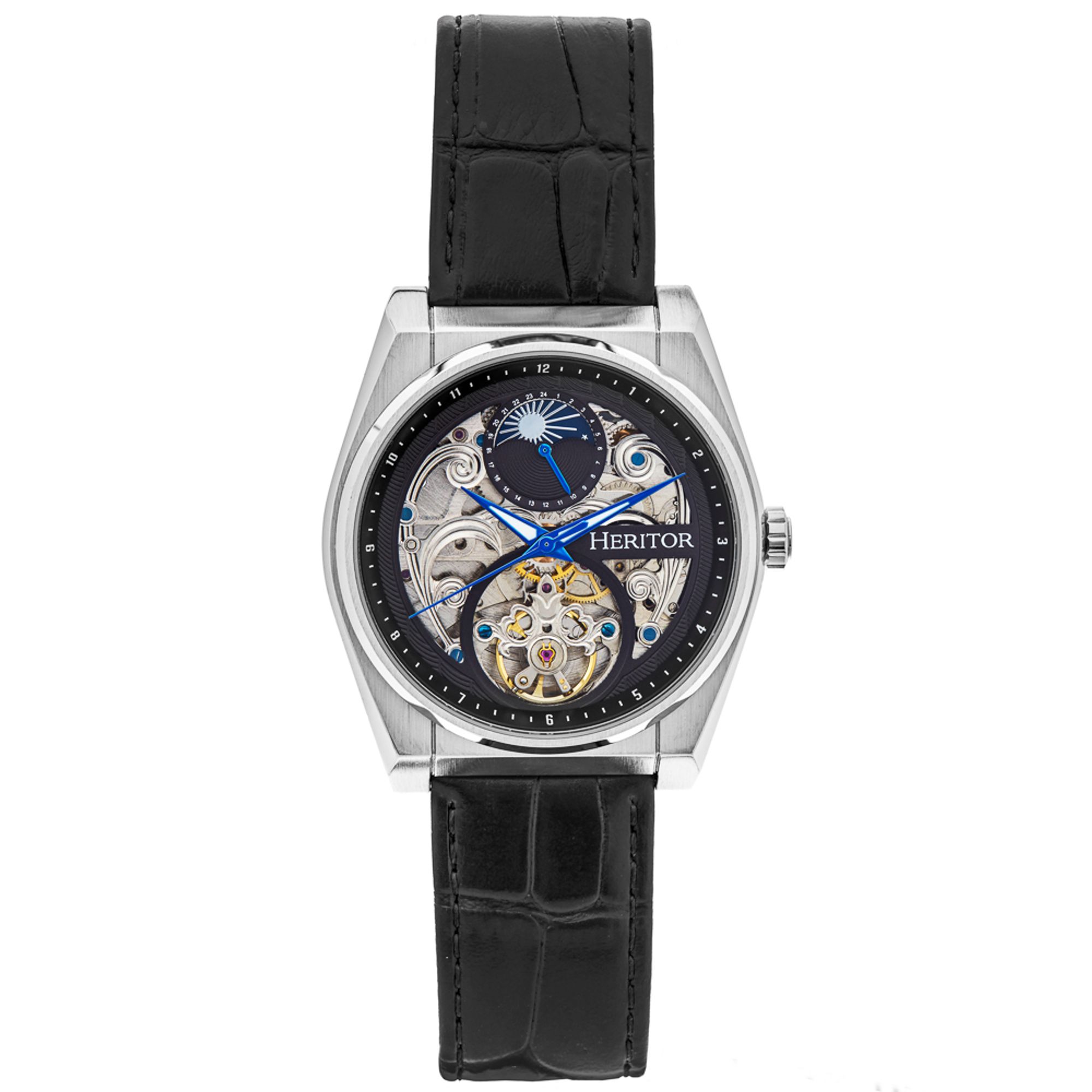Thumbnail - Heritor Automatikuhr Daxton Semi Skeleton