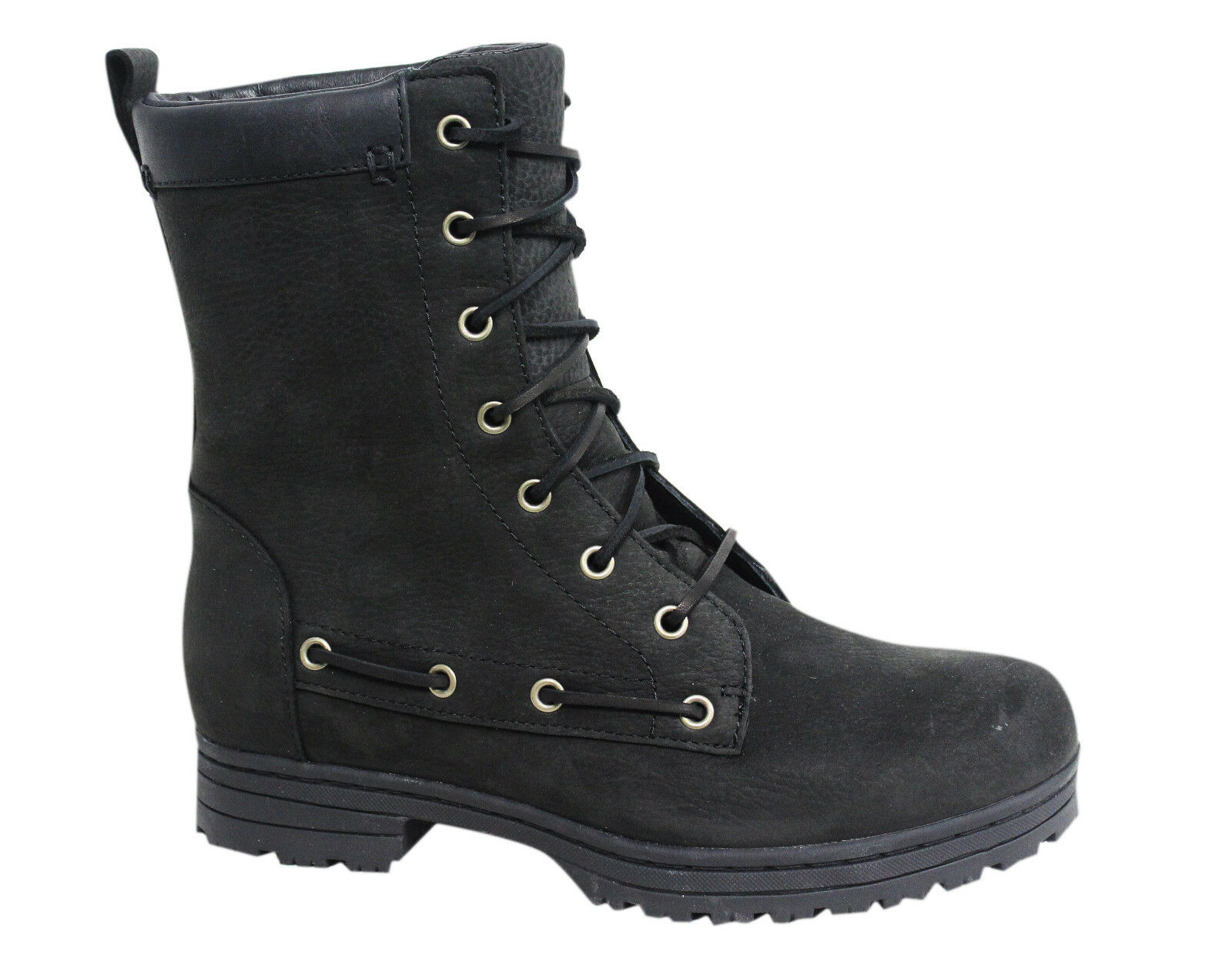 Dorset Lace Up Svart Läder Dam Vinter Vattentäta Stövlar B512100 B35C