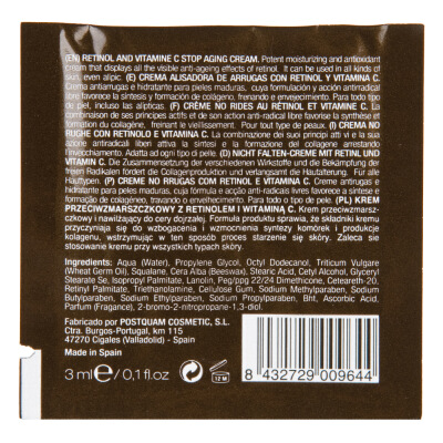 RETINOL C ANTI-AGE KRÄM, MONODOSER 20 PÅSAR X 3 ML. 2