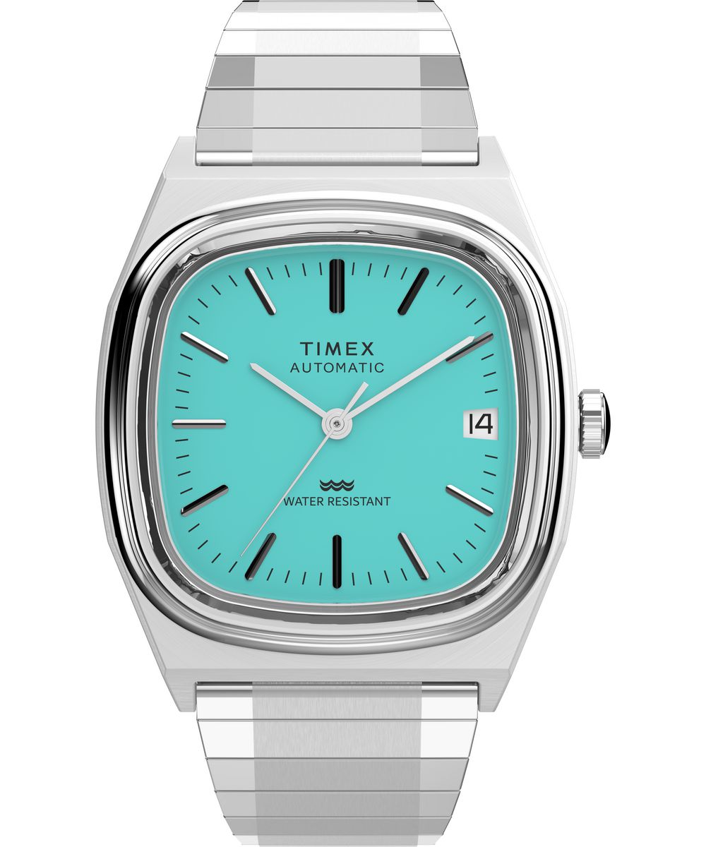 Timex E Line Heren Horloge Zilverkleurig TW2Y07300