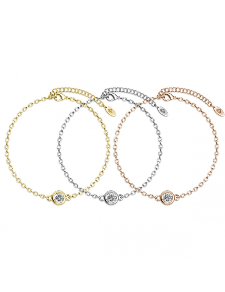 Thumbnail - Trio Geburtsstein Armbänder - Multi und Kristall