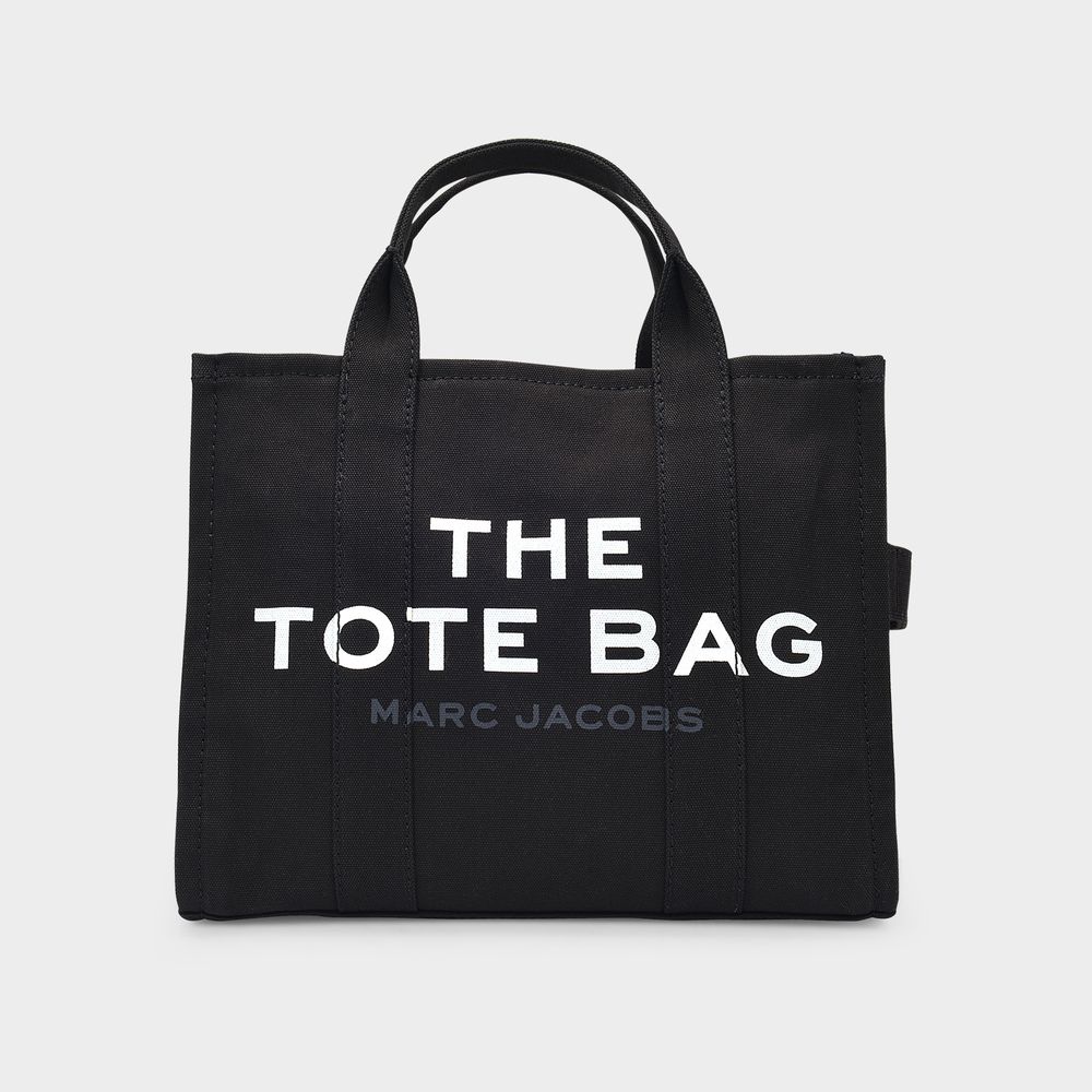 Thumbnail - The Small Tote Bag - Marc Jacobs - Black - Cotton