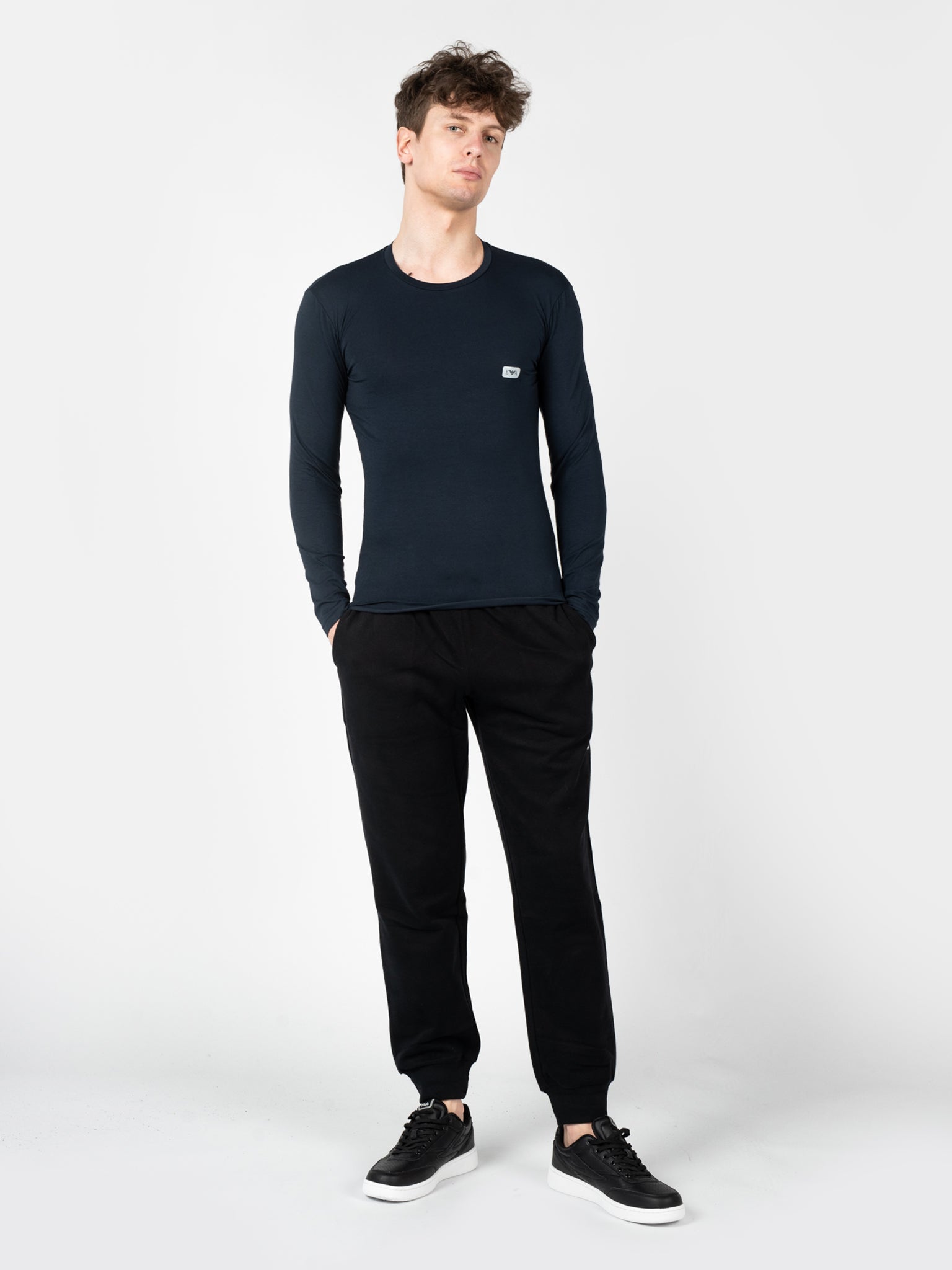 Emporio Armani Långärmad Herr casual skjortor – bild 2