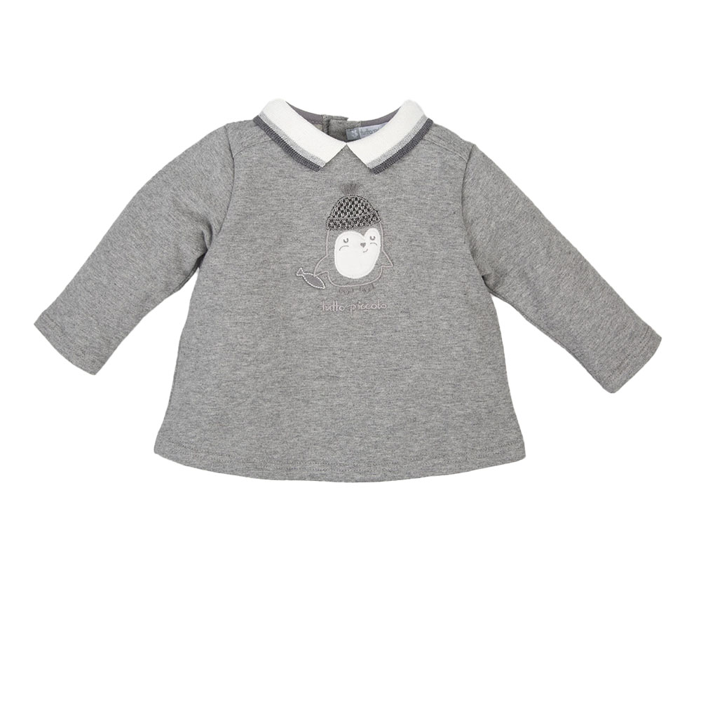 Tutto Piccolo Trui met lange mouwen en reverskraag 3810W17 baby