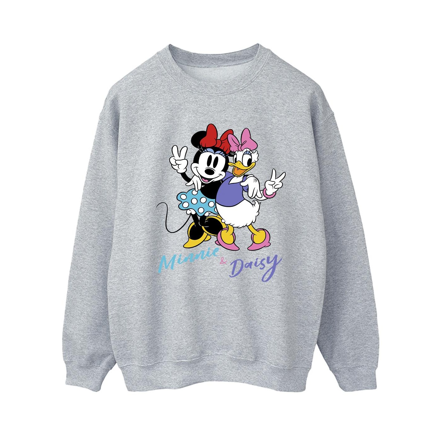 Thumbnail - Disney Damen/Damen Minnie Mouse und Daisy Sweatshirt (Sport grau)