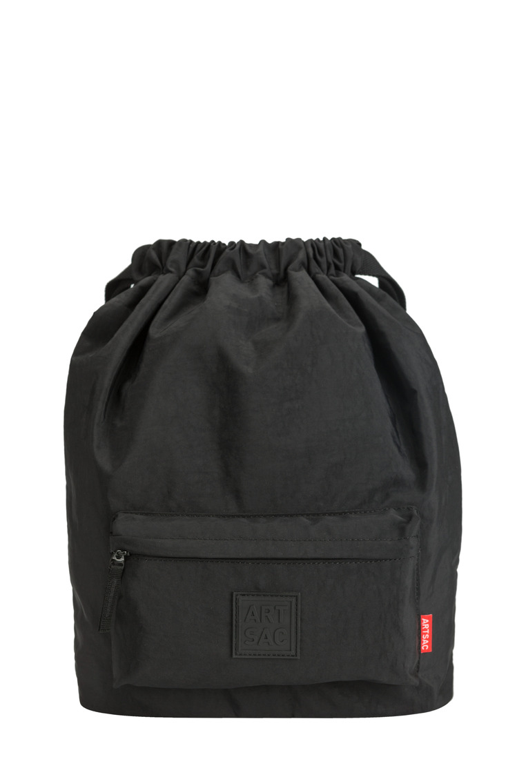 Art Sac Unisex Tilley - Drawstring Bkpk - Black Nylon - One Size