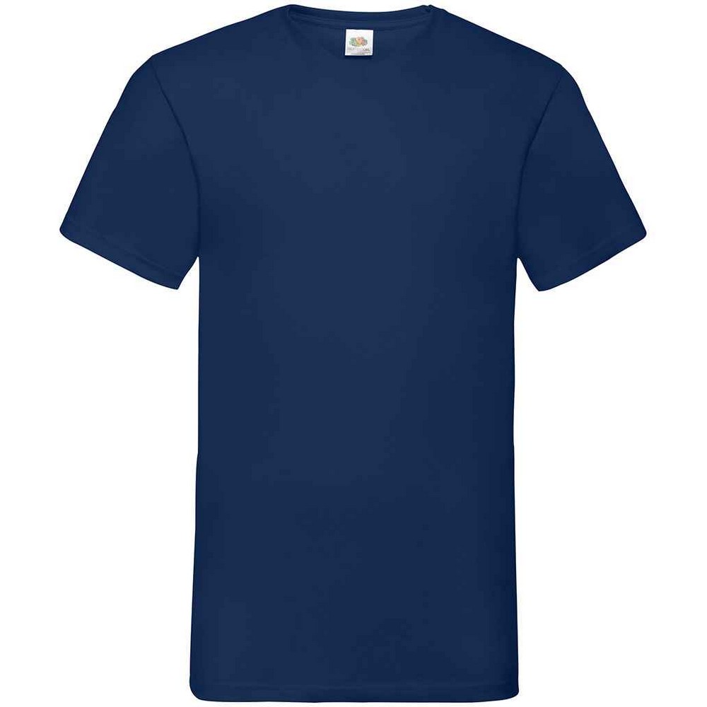 Thumbnail - Fruit of the Loom - "Value" T-Shirt V-Ausschnitt für Herren (Marineblau)